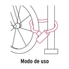 Candado con cadena forrada de 10 mm, HERMEX 3