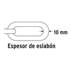 Candado con cadena forrada de 10 mm, HERMEX 4