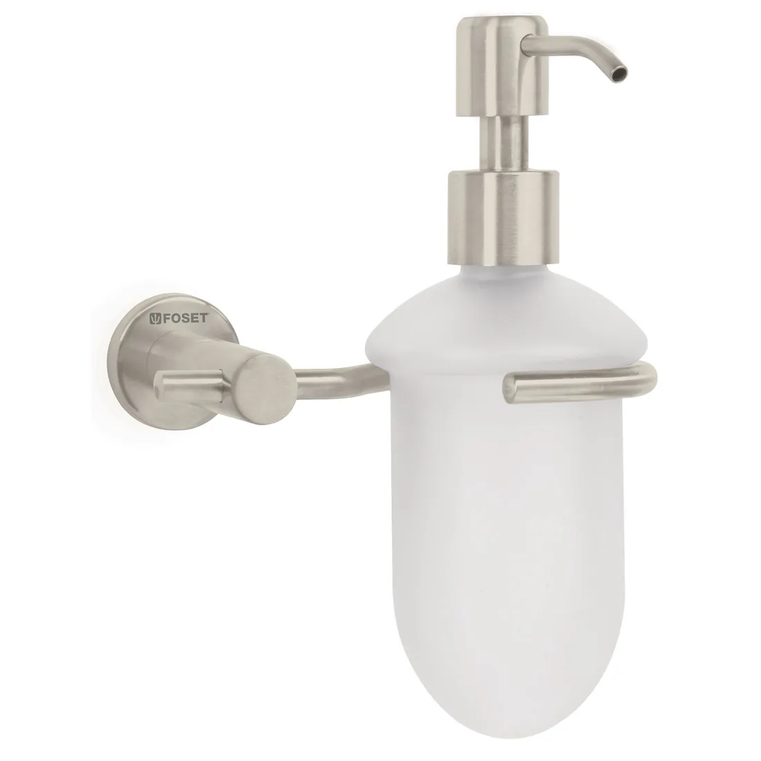 Dispensador de jabón a pared en acabado satín, FOSET ELEMENT