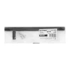 Jaladera de acero, 128mm, línea Cilindro, negro, HERMEX 4