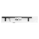 Jaladera de acero, 192mm, línea Cilindro, negro, HERMEX 4