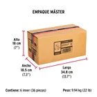 Cerradura para mueble, modelo 25, cromo, HERMEX 9