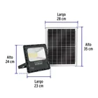 Reflector LED con panel solar 60W 6500K, VOLTECK 3