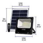 Reflector LED con panel solar 200W 6500K, VOLTECK 3