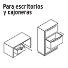 Cerradura para mueble, modelo 24, latón, HERMEX 4
