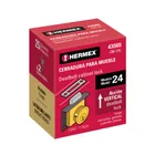 Cerradura para mueble, modelo 24, latón, HERMEX 6