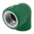 Codo 90° PPR,  1', rosca hembra con inserto metálico, FOSET 1