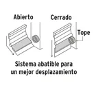 Guardapolvo automático 90 cm dorado, HERMEX 2
