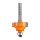 Broca para router, redondeado con moldura, 1' con balero 1