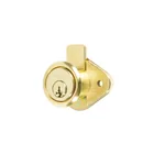 Cerradura para mueble, modelo 21, latón, HERMEX 1
