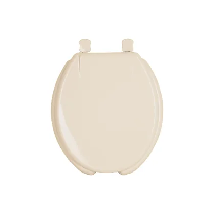 Asiento redondo para WC, abierto, hueso, AQUA