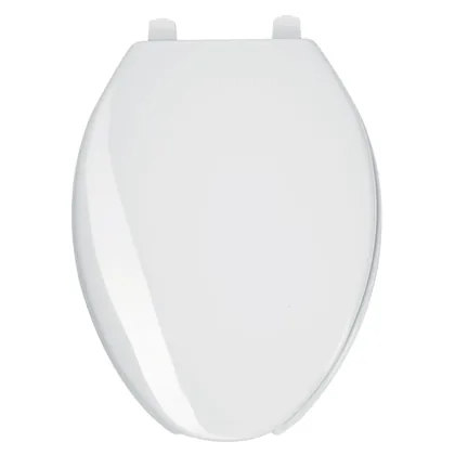 Asiento alargado para WC, abierto, blanco, AQUA