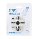 Desviador de 3 vías para brazo, cromo, FOSET RIVIERA 5
