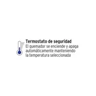 Parrilla eléctrica 1 quemador de disco, blanca, VOLTECK 4