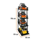 Rack para 4 podadoras, TRUPER 2