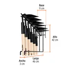 Rack para azadones, TRUPER 2