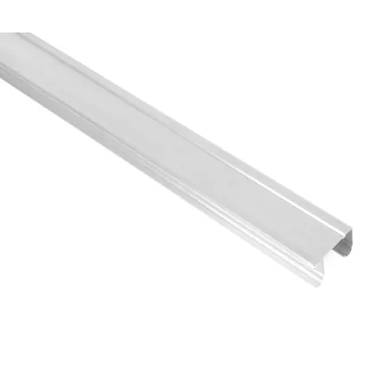 Riel superior 'JJ' de aluminio para sistemas corredizos 3 m