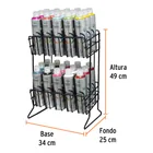 Rack para 30 pinturas en aerosol, TRUPER 2