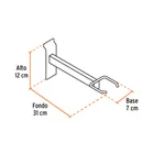 Rack para desbrozadora eléctrica o de gasolina, TRUPER 2