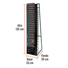 Rack para 19 hojas de lija, TRUPER 2