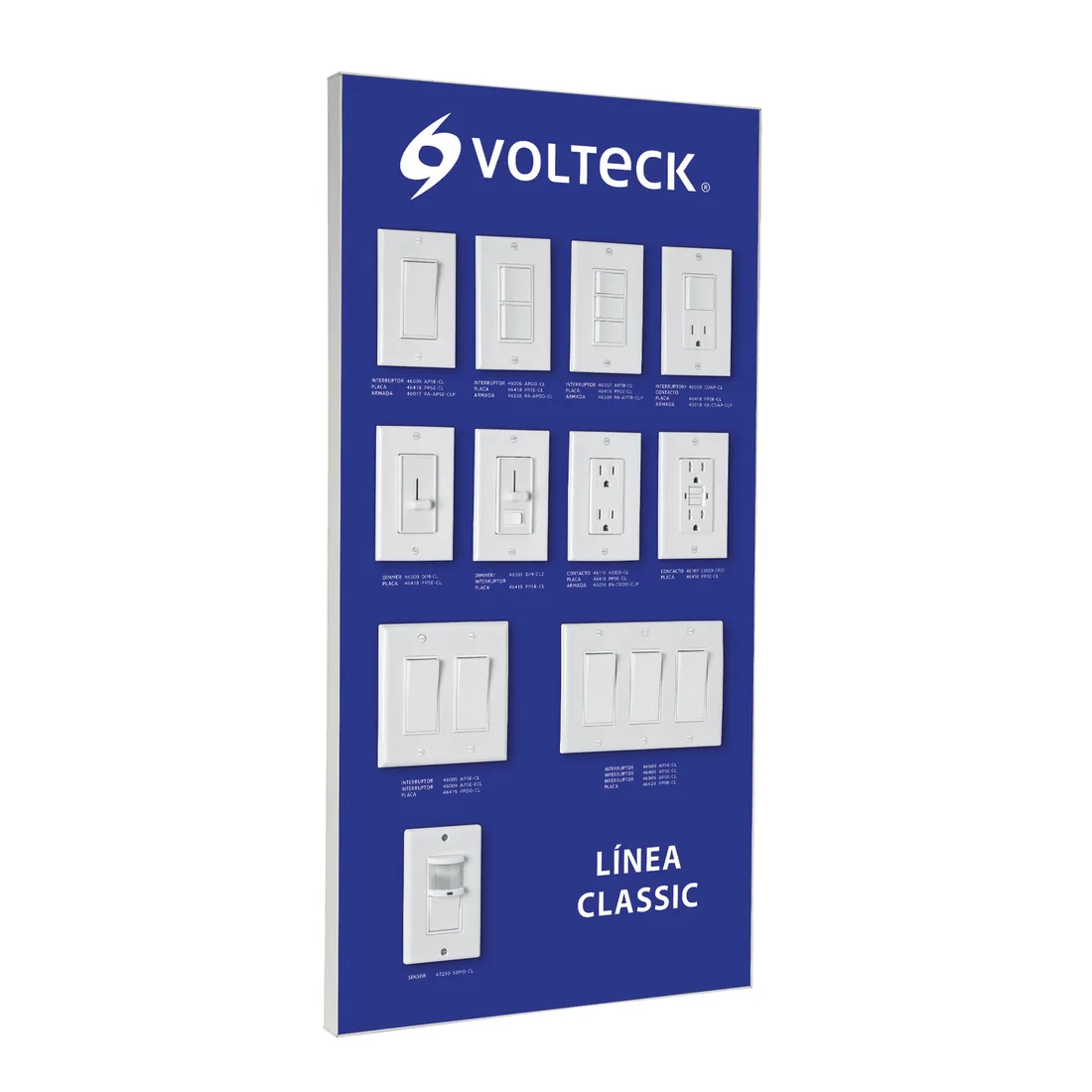 Exhibidor línea clásica, VOLTECK