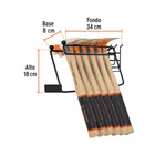 Rack para martillos semipulidos uña curva, TRUPER 2