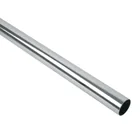 Tubo redondo para clóset, 3.0 m, acero cromado, HERMEX 1