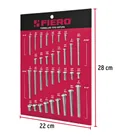 Muestrario FIERO para identificar medidas tornillos estufa 2