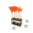 Rack de plástico para escobas, TRUPER 2