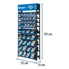 Rack con conexiones para manguera de PP, FOSET 2