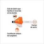 Broca para router, doble romana, 1-3/8' con balero, TRUPER 2