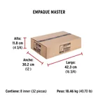 Bolsa con 2 correderas extensión 40 cm p/cajón, ancho 3.5 cm 7