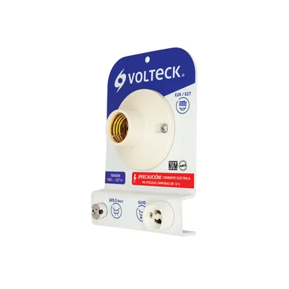 Probador de lámparas E26, E27, GX5.3 y GU10, VOLTECK