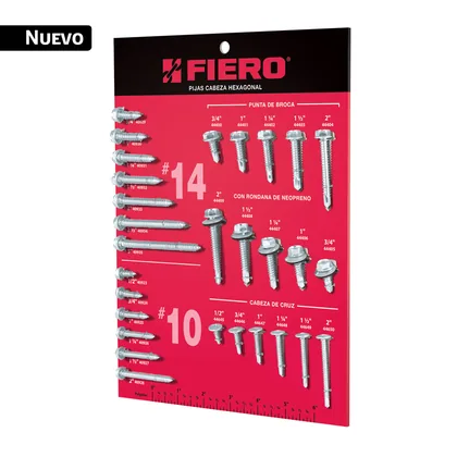 Exhibidor de pijas cabeza hexagonal, FIERO