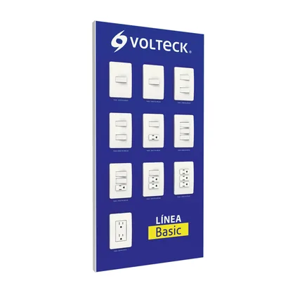 Exhibidor de Línea BASIC armada, VOLTECK