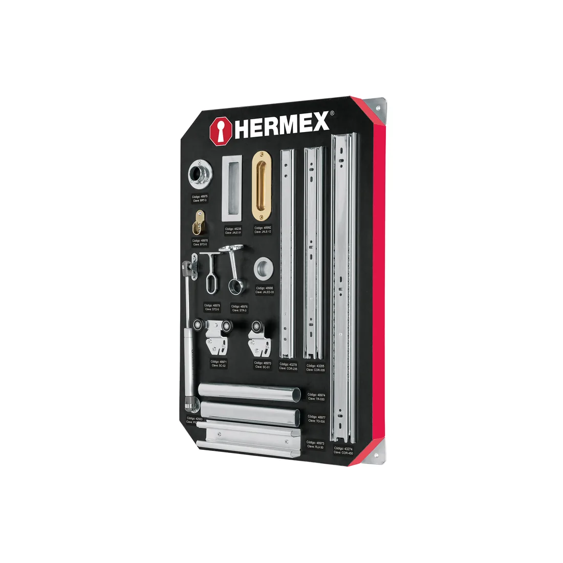Exhibidor HERMEX de accesorios para closet