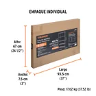 Estante metálico 5 repisas capacidad 80kg, 85x45x180, TRUPER 6