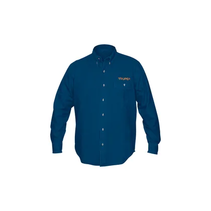 Camisa de mezclilla manga larga para hombre, EG, TRUPER