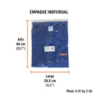 Camisa de mezclilla manga corta para hombre, G, TRUPER 2