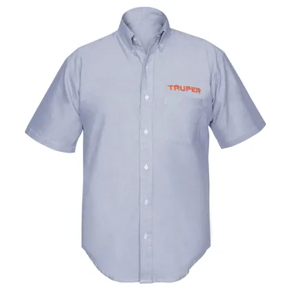 Camisa manga corta para hombre, azul, CH, TRUPER