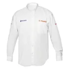 Camisa manga larga para hombre, blanca, EEG, TRUPER 1
