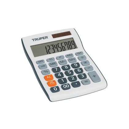 Calculadora de escritorio 15 cm, TRUPER