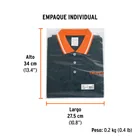 Playera polo performance para hombre, gris, CH, TRUPER 6
