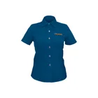 Camisa de mezclilla manga corta para mujer, G, TRUPER 1