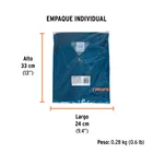 Camisa de mezclilla manga corta para mujer, G, TRUPER 2