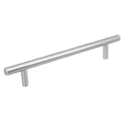 Jaladera de acero, 160mm, línea Cilindro, níquel, HERMEX 1