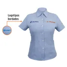 Camisa manga corta para mujer, azul, EEG, TRUPER 2