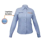 Camisa manga larga para mujer, azul, EEG, TRUPER 2