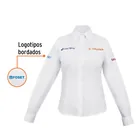 Camisa manga larga para mujer, blanca, EEG, TRUPER 2