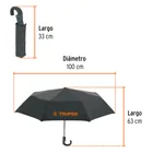 Paraguas compacto de 100 cm, TRUPER 3